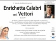 Calabri Enrichetta ved. Vettori