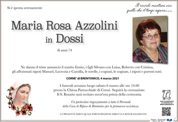 Azzolini Maria Rosa in Dossi
