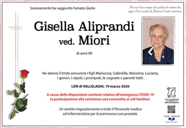 Aliprandi Gisella ved. Miori