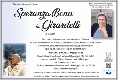 Bona Speranza in Girardelli