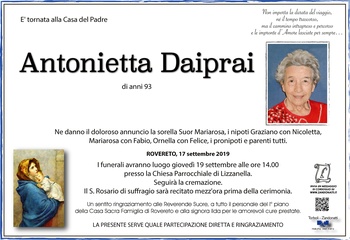 Daiprai Antonietta