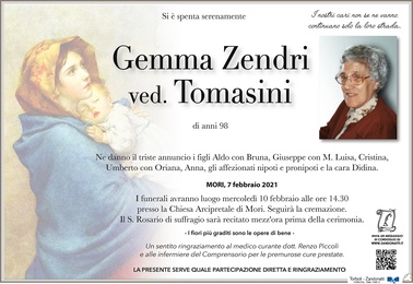Zendri Gemma ved. Tomasini