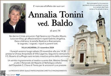 Tonini Annalia ved. Baldo