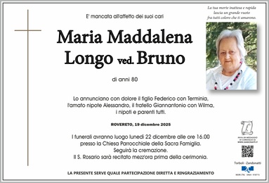 Longo Maria Maddalena ved. Bruno