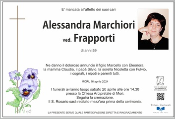 Marchiori Alessandra ved. Frapporti