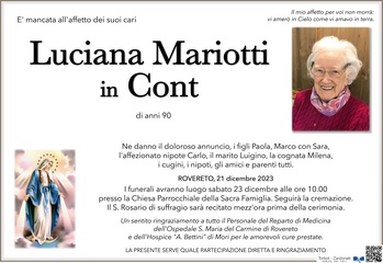 Mariotti Luciana in Cont