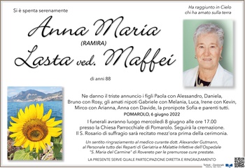 Lasta Anna Maria ved. Maffei