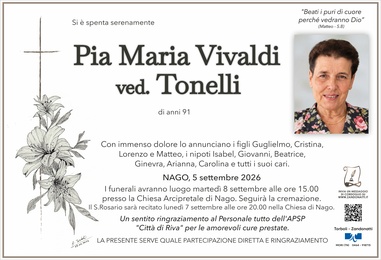 Vivaldi Pia Maria ved. Tonelli