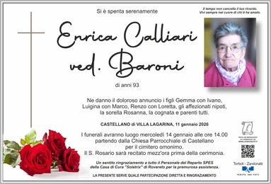 Calliari Enrica ved. Baroni