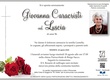 Caracristi Giovanna ved. Luscia