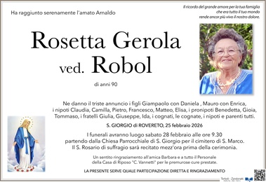 Gerola Rosetta ved. Robol