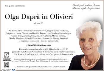 Daprà Olga in Olivieri