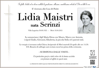 Scrinzi Lidia ved. Maistri