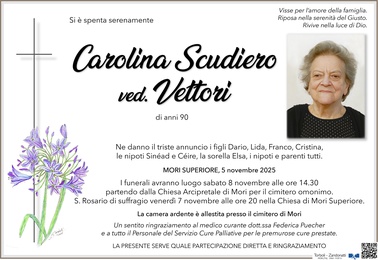 Scudiero Carolina ved. Vettori