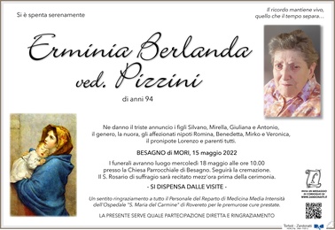 Berlanda Erminia ved. Pizzini