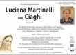 Martinelli Luciana ved. Ciaghi