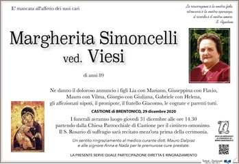 Simoncelli Margherita ved. Viesi