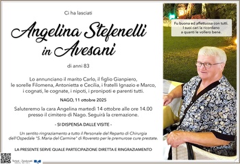 Stefenelli Angelina in Avesani