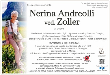 Andreolli Nerina ved. Zoller