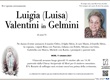 Valentini Luigia in Gelmini