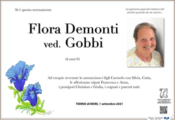Demonti Flora ved. Gobbi