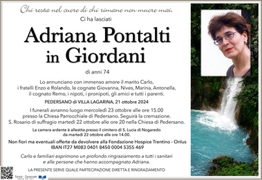 Pontalti Adriana in Giordani