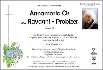 Cis Annamaria ved. Ravagni - Probizer