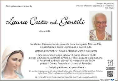 Costa Laura ved. Gentili