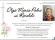 Pedri Olga Maria ved. Rinaldi