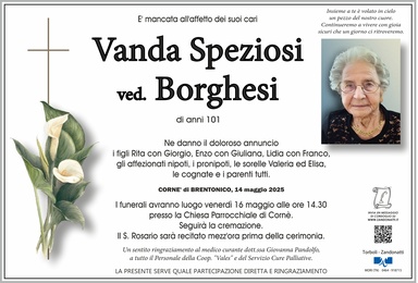 Speziosi Vanda ved. Borghesi