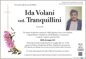 Volani Ida ved. Tranquillini