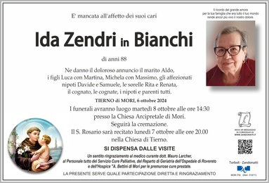 Zendri Ida in Bianchi