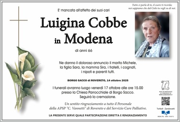 Cobbe Luigina in Modena