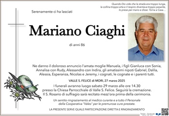 Ciaghi Lidio Mariano