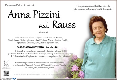 Pizzini Anna ved. Rauss