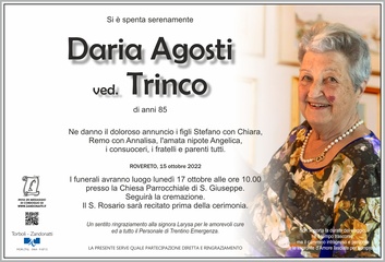 Agosti Daria ved. Trinco
