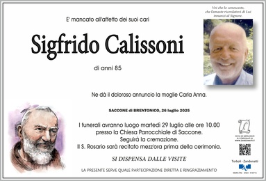 Calissoni Sigfrido