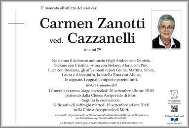 Zanotti Carmen ved. Cazzanelli