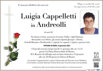Cappelletti Luigia in Andreolli
