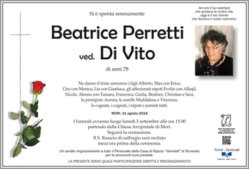 Perretti Beatrice ved. Di Vito