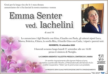 Senter Emma ved. Iachelini