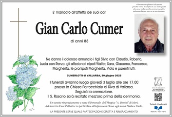 Gian Carlo Cumer