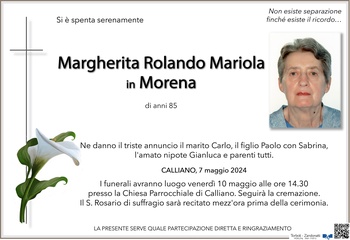 Rolando Mariola Margherita in Morena