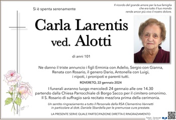 Larentis Carlina ved. Alotti