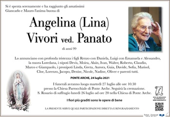 Vivori Angelina ved. Panato