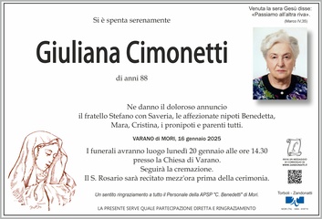 Cimonetti Giuliana