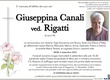 Canali Giuseppina ved.Rigatti