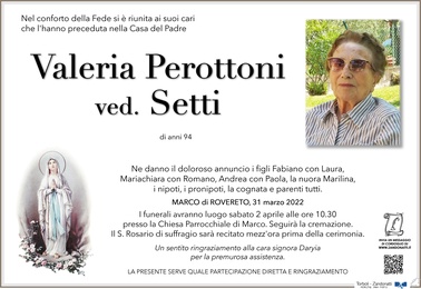 Perottoni Valeria ved. Setti