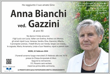 Bianchi Anna ved. Gazzini