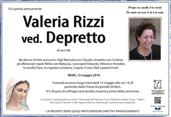 Rizzi Valeria ved. Depretto